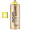 Montana Cans 100% Pure Yellow 400ML Montana Gold Spray Paint Standard