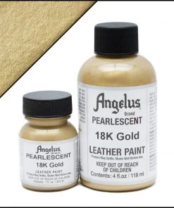18K Gold Angelus Pearlescent Leather Paint