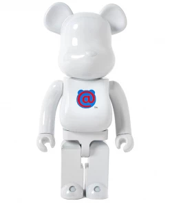 1st Model White Chrome 400% Bearbrick By Medicom Toy