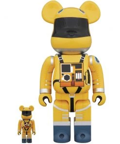 2001 A Space Odyssey 100% + 400% Bearbrick By Medicom Toy