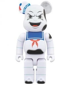 Stay Puft Burning Marshmallow Man Ghostbusters Angry Face 400% Bearbrick By Medicom Toy