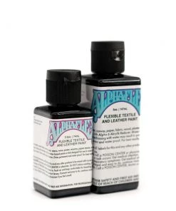 Jet Black Alphaflex Textile And Leather Paint By Alpha 6 Corp