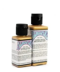 Metallic Gold Alphaflex Textile And Leather Paint By Alpha 6 Corp