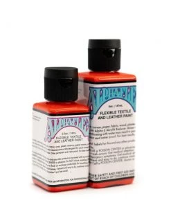 Vermilion Alphaflex Textile And Leather Paint By Alpha 6 Corp