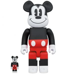 Mickey Mouse 2020 RW 100% & 400% Bearbrick Set By Medicom Toy