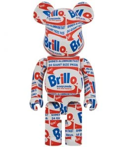 Andy Warhol Brillo 1000% Bearbrick By Medicom Toy