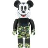 Bape Mickey Green 1000% Bearbrick By Medicom Toy