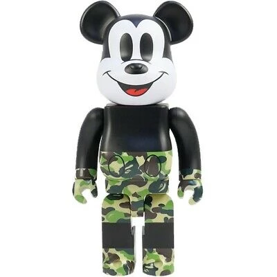Bape Mickey Green 1000% Bearbrick By Medicom Toy 1 Bape Mickey Green 1000% Bearbrick By Medicom Toy