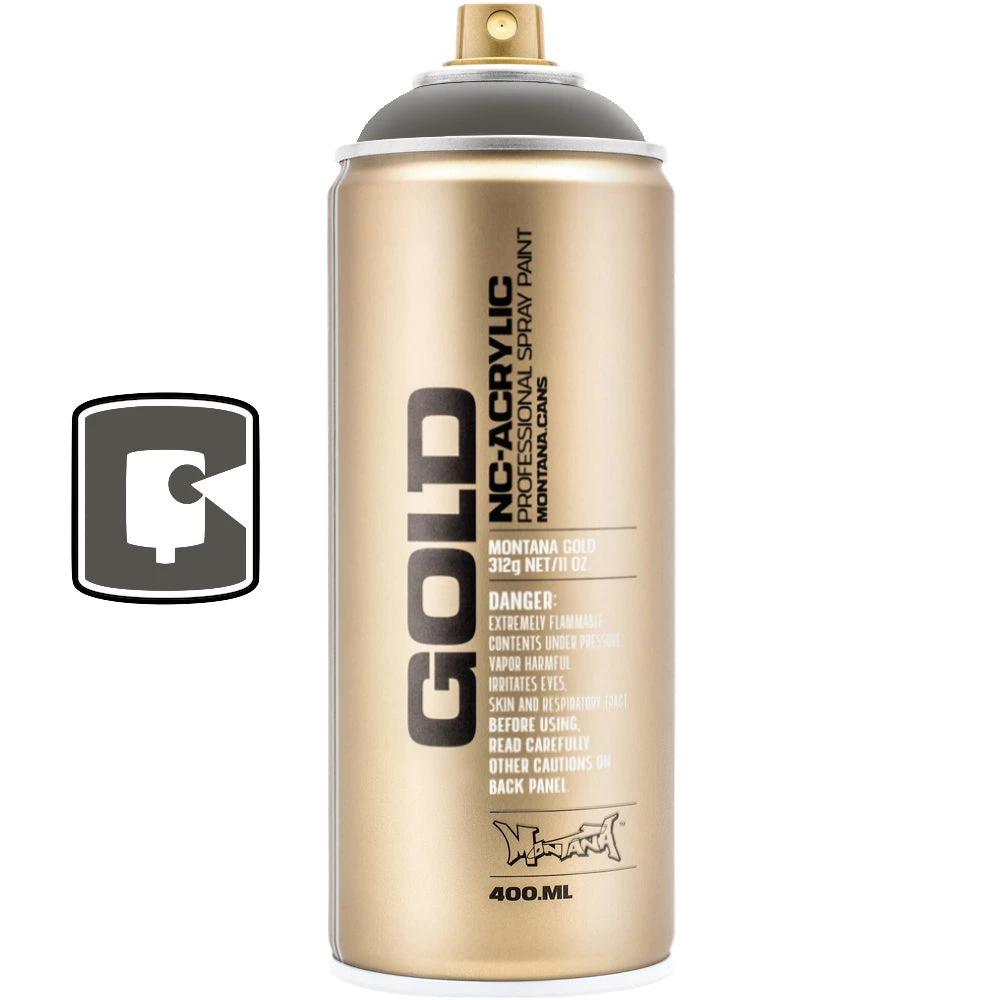 Montana Cans Standard Basalt 400ML Montana Gold Spray Paint 1 Montana Cans Standard Basalt 400ML Montana Gold Spray Paint