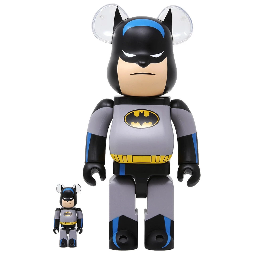 Medicom Batman The Animated Series 100% & 400% Bearbrick Set 1 Medicom Batman The Animated Series 100% & 400% Bearbrick Set