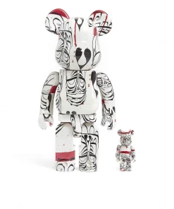 Medicom 100% - 400% Bearbrick Set By Phil Frost