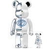 Canada Goose Polar Bears International 100% - 400% Bearbrick Set By Medicom Toy
