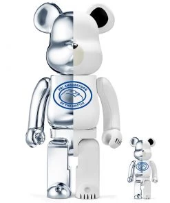 Canada Goose Polar Bears International 100% - 400% Bearbrick Set By Medicom Toy