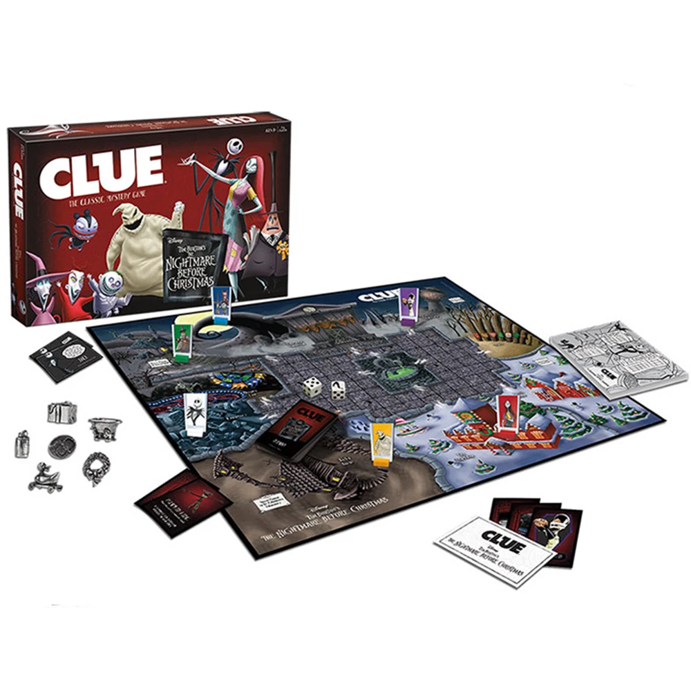 Monopoly Clue Nightmare Before Christmas Edition 2 Monopoly Clue Nightmare Before Christmas Edition