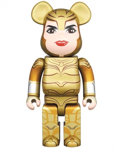 DC Wonder Women Golden Armor 400% Bearbrick By Medicom Toy