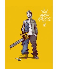 Chris B Murray Eminem Rap Kings Re-Illustrated Emcees Print By Chris B. Murray