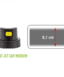 Spray Paint Caps Caps & Adaptors Montana Flat Jet Cap Medium