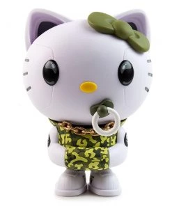Kidrobot Kidrobot Designer Sculptures Hello Kitty Camo Stealth By Quiccs X I Am Retro
