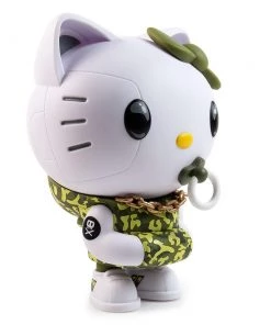 Kidrobot Kidrobot Designer Sculptures Hello Kitty Camo Stealth By Quiccs X I Am Retro