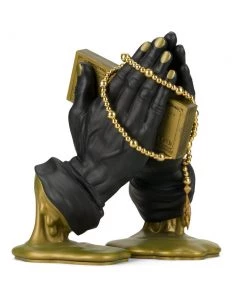 Let Us Prey Art Figure By Frank Kozik - Kidrobot.Com Exclusive Black & Gold Edition