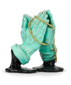 Let Us Prey Art Figure By Frank Kozik X Kidrobot - Patina Edition 10 Let Us Prey Art Figure By Frank Kozik X Kidrobot - Patina Edition