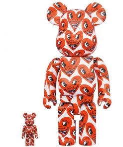 Keith Harring Vol.6 100% & 400% Bearbrick Set By Medicom Toy