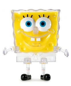Kidrobot Designer Sculptures Squarepants 20Th Anniversary Sea Sponge 8" Art Figure By Kidrobot