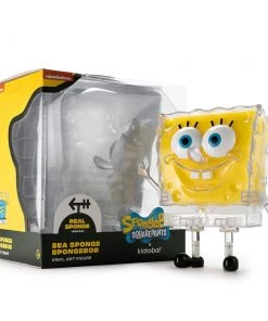Kidrobot Designer Sculptures Squarepants 20Th Anniversary Sea Sponge 8" Art Figure By Kidrobot 8 Kidrobot Designer Sculptures Squarepants 20Th Anniversary Sea Sponge 8