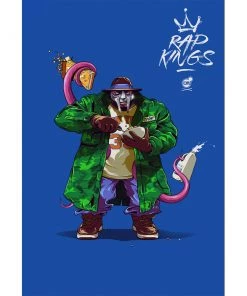 Chris B Murray Mf Doom Rap Kings Re-Illustrated Emcees Print By Chris B. Murray Prints