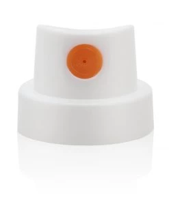 Spray Paint Caps Caps & Adaptors Montana Fat Cap White Orange Dot
