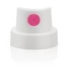 Spray Paint Caps Montana Fat Cap White Pink Dot