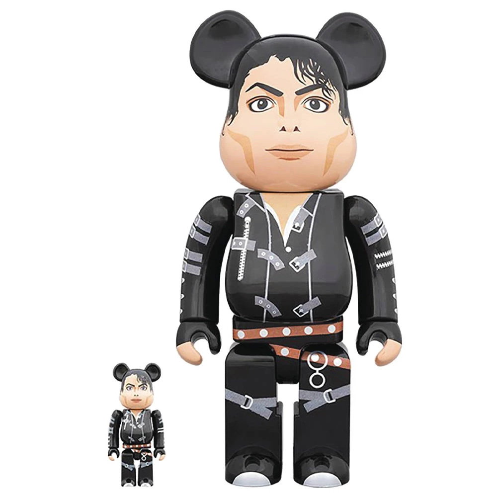 Michael Jackson Bad Version 100% - 400% Bearbrick Set By Medicom Toy 1 Michael Jackson Bad Version 100% - 400% Bearbrick Set By Medicom Toy