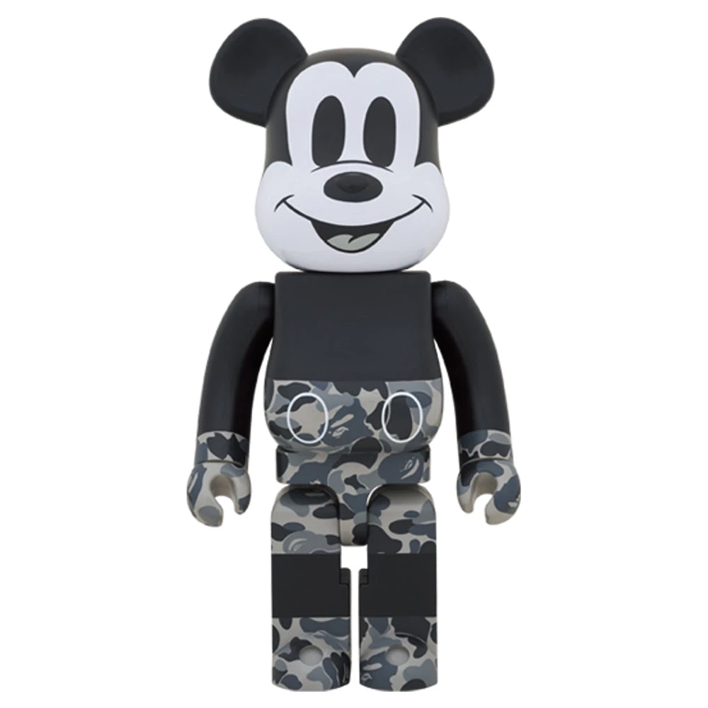 Bape Mickey Monotone 1000% Bearbrick By Medicom Toy 1 Bape Mickey Monotone 1000% Bearbrick By Medicom Toy