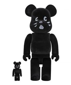 Nya Cat Flocky 100% & 400% BEARBRICK SET By Medicom Toy