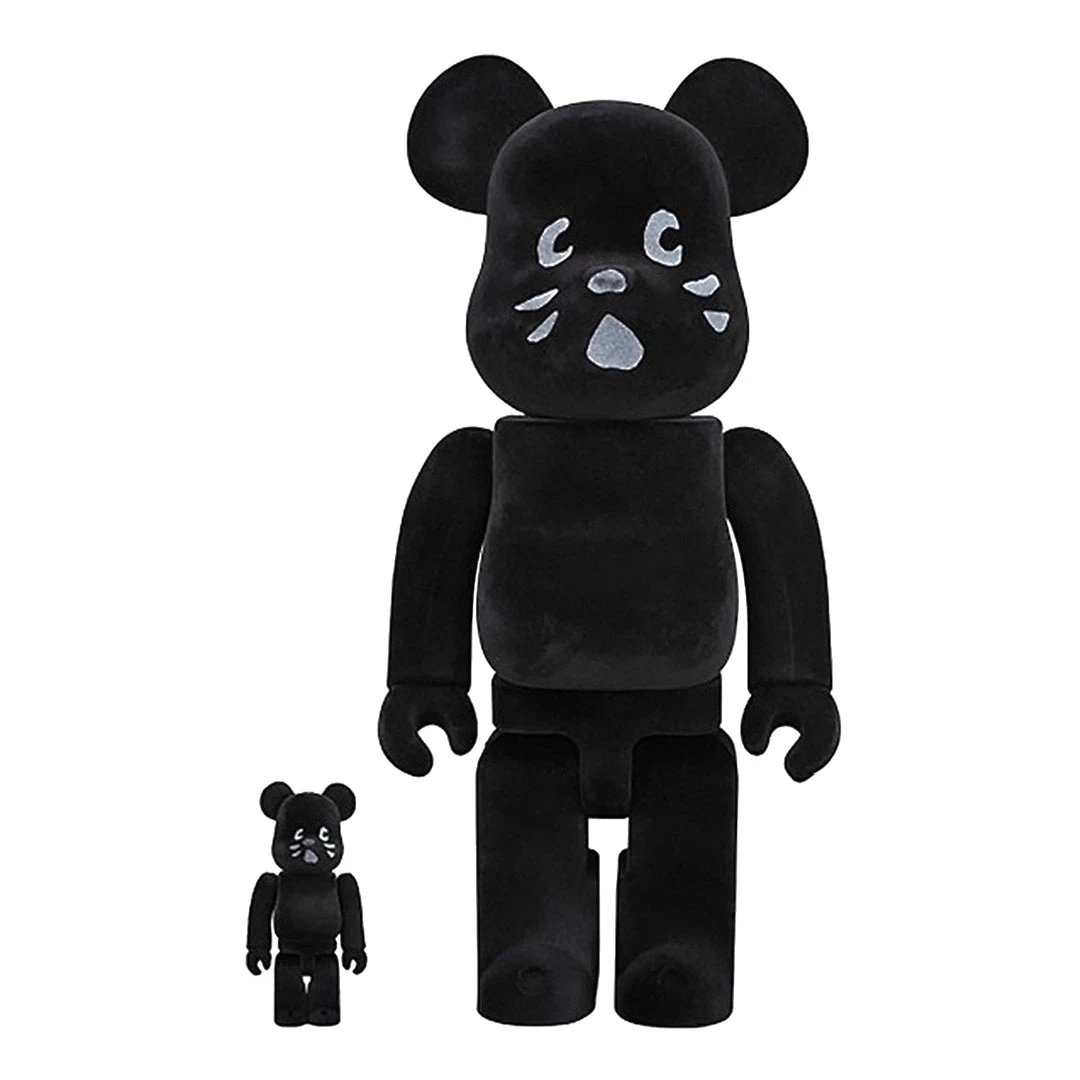 Nya Cat Flocky 100% & 400% BEARBRICK SET By Medicom Toy 1 Nya Cat Flocky 100% & 400% BEARBRICK SET By Medicom Toy