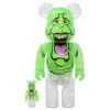 Slimer Ghostbusters 100% + 400% Bearbrick By Medicom Toy