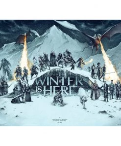 Chris B Murray Winter Is Here Print By Chris B. Murray