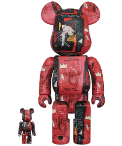 Andy Warhol X Jean Michel Basquiat 100% & 400% Bearbrick Set By Medicom Toy