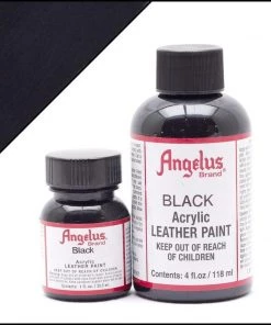 Black Angelus Leather Paint