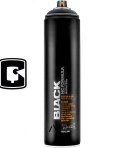 Montana Cans Black 600ML Extended Montana Black Spray Paint