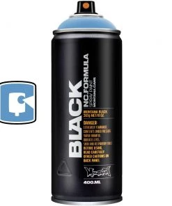 Montana Cans Blue Lagoon 400ML Montana Black Spray Paint