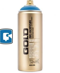Montana Cans Blue Magic 400ML Montana Gold Spray Paint Standard