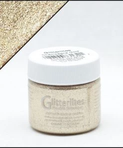 Champagne Gold Glitter Angelus Leather Paint