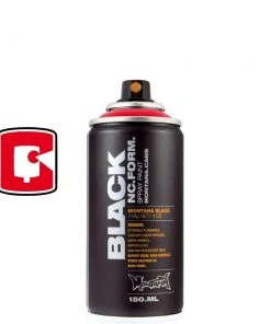 Montana Cans Code Red 150ML Montana Black Spray Paint
