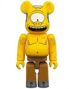 Cyclops Wiggum - The Simpsons - 400% & 100% Bearbrick By Medicom Toy 400% Bearbrick