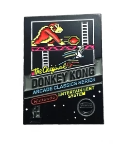 TorontoCollective Donkey Kong NES Cover Art Enamel Phantom Pin Phantom Pins