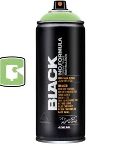 Montana Cans E2E Green 400ML Montana Black Spray Paint