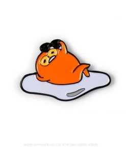 Kidrobot Pins Gudetama Eggstra Lazy Enamel Pin Series By Kidrobot X Sanrio