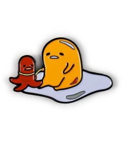 Kidrobot Pins Gudetama Eggstra Lazy Enamel Pin Series By Kidrobot X Sanrio