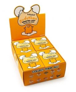 Kidrobot Pins Gudetama Eggstra Lazy Enamel Pin Series By Kidrobot X Sanrio